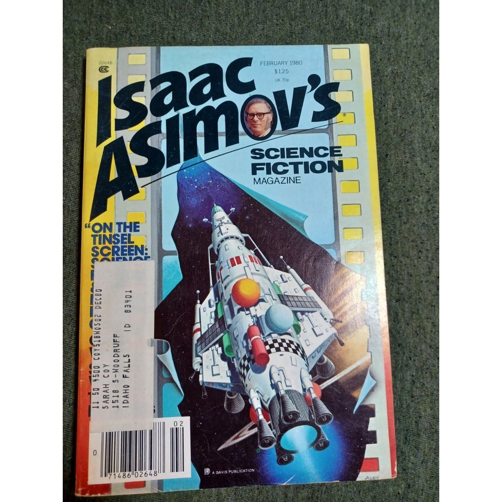 February 1980 Isaac Asimov's Science Fiction Magazine Gene Wolfe Sharon Webb